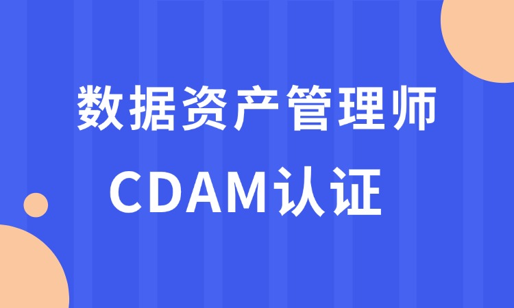CDAM数据资产管理师认证线上培训课程